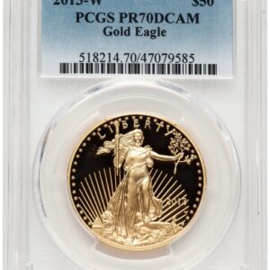 2013-W Modern Bullion Coins (2013-W Proof Gold Eagle 1 oz Blue Gradient)
