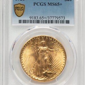 1926 Saint-Gaudens Double Eagles (1926 $20 PCGS Secure PCGS Plus)