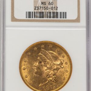 1875-S Liberty Double Eagles (1875-S $20)