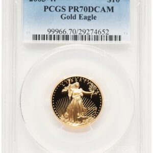 2003-W Modern Bullion Coins (2003-W Proof Gold Eagle 1/4 oz Blue Gradient)