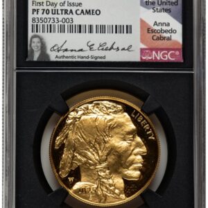 2025-W Modern Bullion Coins (2025-W Proof Gold Buffalo 1 oz FDI Anna Cabral Blk Core)