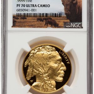 2023-W Modern Bullion Coins (2023-W Proof Gold Buffalo 1 oz Bison Label)