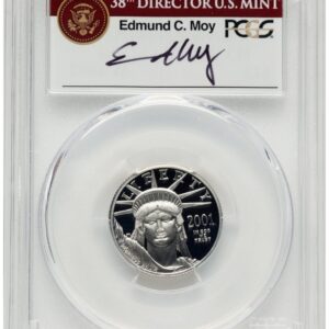 2001-W Modern Bullion Coins (2001-W Proof Platinum Eagle 1/4 oz Ed Moy)
