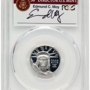 2002-W Modern Bullion Coins (2002-W Proof Platinum Eagle 1/4 oz Ed Moy)