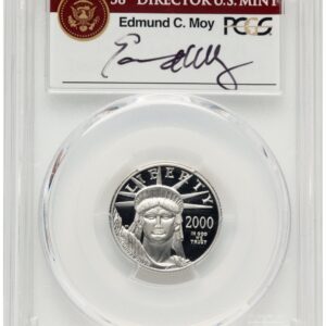 2000-W Modern Bullion Coins (2000-W Proof Platinum Eagle 1/4 oz Ed Moy)