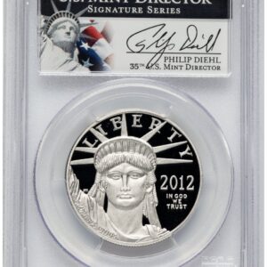 2012-W Modern Bullion Coins (2012-W Proof Platinum Eagle 1 oz Philip Diehl)