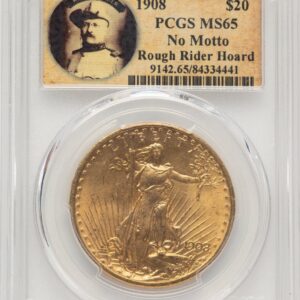 1908 Saint-Gaudens Double Eagles (1908 $20 NO MOTTO)