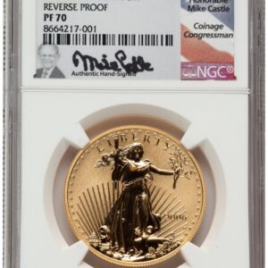 2006-W Modern Bullion Coins (2006-W Reverse Proof Gold Eagle 1 oz Mike Castle)