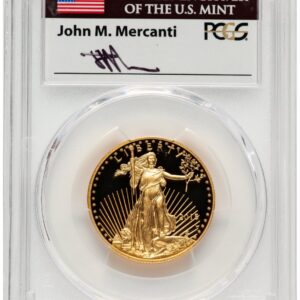2015-W Modern Bullion Coins (2015-W Proof Gold Eagle 1/2 oz FDI John Mercanti Washington DC)