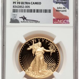 2025-W Modern Bullion Coins (2025-W Proof Gold Eagle 1 oz ER John Mercanti)