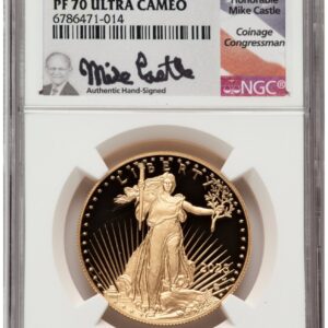 2023-W Modern Bullion Coins (2023-W Proof Gold Eagle 1 oz FDI Mike Castle)