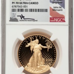 2023-W Modern Bullion Coins (2023-W Proof Gold Eagle 1 oz FDI John Mercanti)