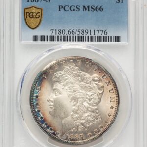 1887-S Morgan Dollars (1887-S S$1 PCGS Secure)