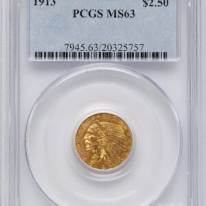 1913 Indian Quarter Eagles (1913 $2 1/2)