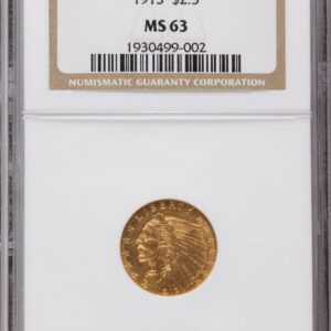 1913 Indian Quarter Eagles (1913 $2 1/2)