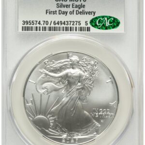 2026 Modern Bullion Coins (2026 Silver Eagle First Day of Delivery Silver Label)
