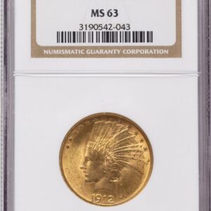 1912 Indian Eagles (1912 $10, MS)