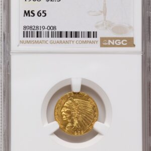 1908 Indian Quarter Eagles (1908 $2 1/2)