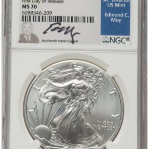 2021 Modern Bullion Coins (2021 Silver Eagle Type 1 FDR Ed Moy)