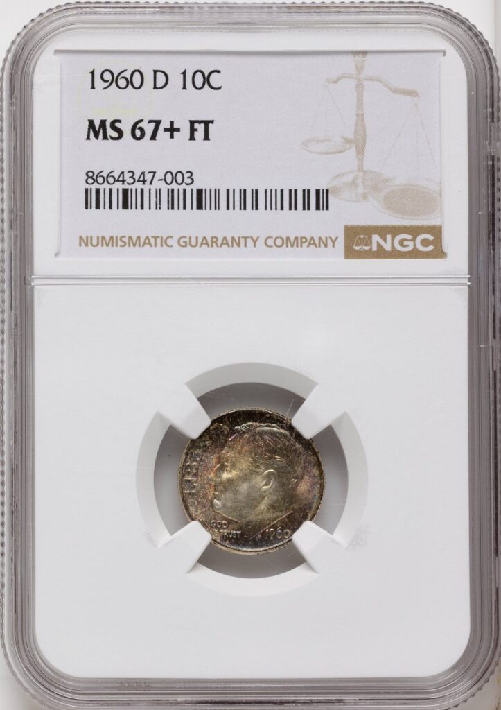 1960-D Roosevelt Dimes (1960-D 10C, FB NGC Plus)