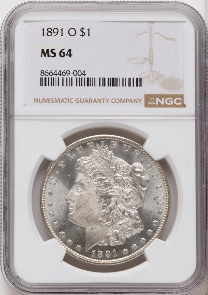 1891-O Morgan Dollars (1891-O S$1)