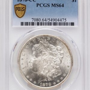 1878-CC Morgan Dollars (1878-CC S$1 PCGS Secure)