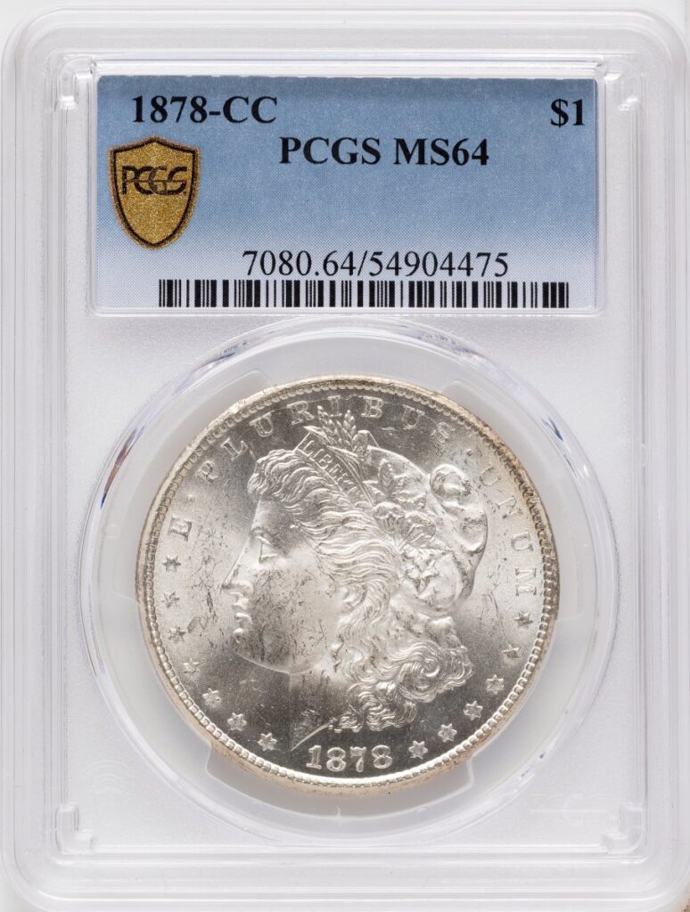 1878-CC Morgan Dollars (1878-CC S$1 PCGS Secure)