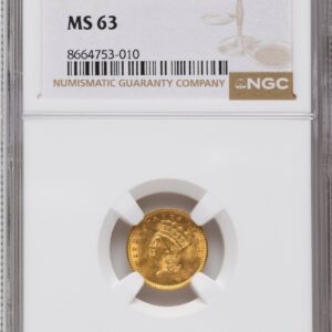 1856 Gold Dollars (1856 G$1 Slanted 5)