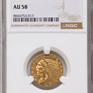 1910-S Indian Half Eagles (1910-S $5, MS)