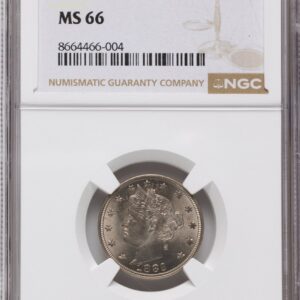 1883 Liberty Nickels (1883 5C WITH CENTS)