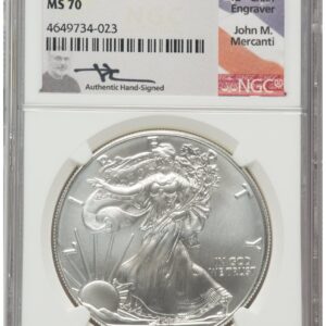 2018 Modern Bullion Coins (2018 Silver Eagle John Mercanti)