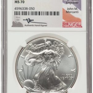 2017 Modern Bullion Coins (2017 Silver Eagle John Mercanti)