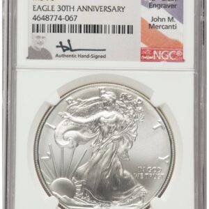 2016 Modern Bullion Coins (2016 Silver Eagle John Mercanti)