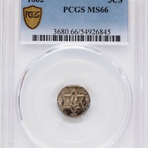 1862 Three Cent Silver (1862 3CS PCGS Secure)