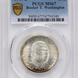 1947-D Commemorative Silver (1947-D 50C Booker T. Washington, MS PCGS Secure)