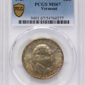 1927 Commemorative Silver (1927 50C Vermont, MS PCGS Secure)