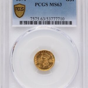 1874 Gold Dollars (1874 G$1)