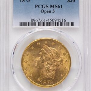 1873 Liberty Double Eagles (1873 $20 OPEN 3)