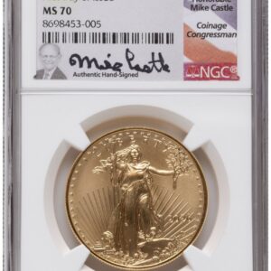 2026 Modern Bullion Coins (2026 Gold Eagle 1 oz FDI Mike Castle)