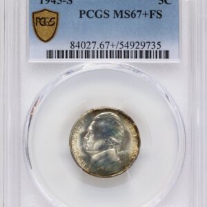 1945-S Jefferson Nickels (1945-S 5C, FS PCGS Secure PCGS Plus)