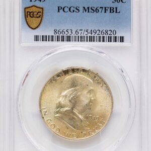 1949 Franklin Half Dollars (1949 50C, MS, FL PCGS Secure)