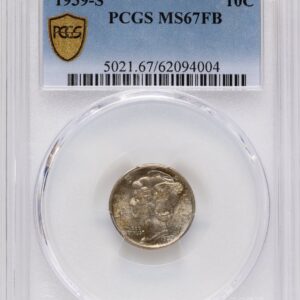 1939-S Mercury Dimes (1939-S 10C, FB PCGS Secure)