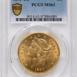 1890-CC Liberty Double Eagles (1890-CC $20 PCGS Secure)