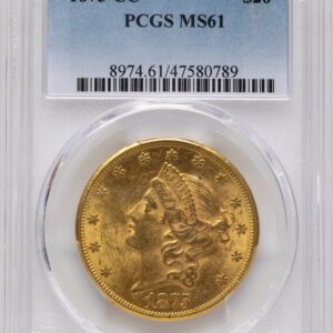 1875-CC Liberty Double Eagles (1875-CC $20)