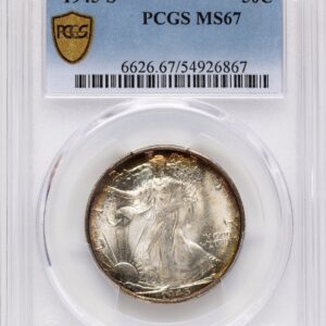 1945-S Walking Liberty Half Dollars (1945-S 50C PCGS Secure)