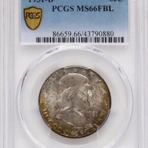 1951-D Franklin Half Dollars (1951-D 50C, FL PCGS Secure)