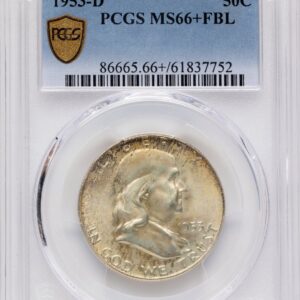 1953-D Franklin Half Dollars (1953-D 50C, FL PCGS Secure PCGS Plus)