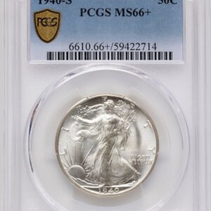 1940-S Walking Liberty Half Dollars (1940-S 50C PCGS Secure PCGS Plus)