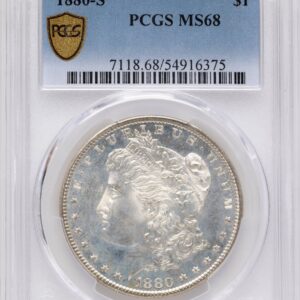 1880-S Morgan Dollars (1880-S S$1 PCGS Secure)