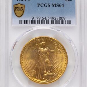 1924-S Saint-Gaudens Double Eagles (1924-S $20 PCGS Secure)